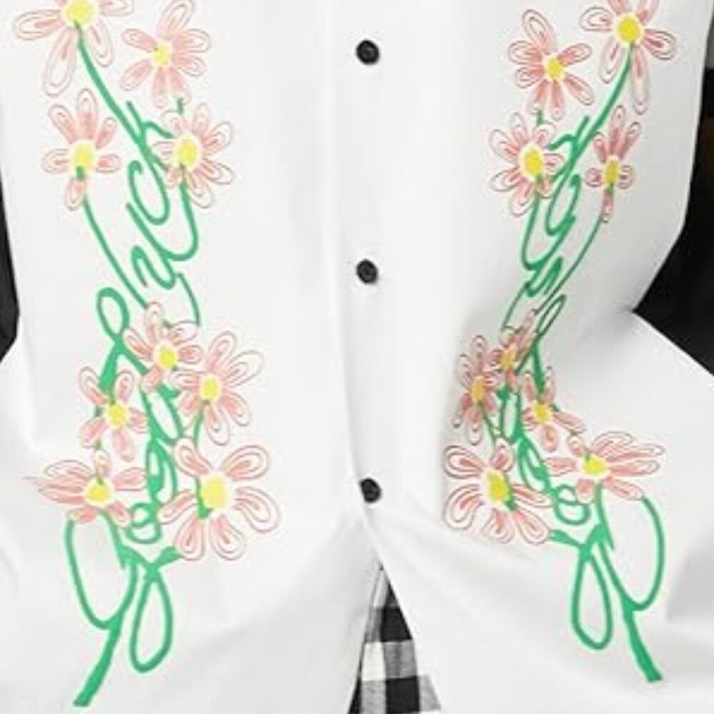 LUCKY DAYE "Roll Some More" Button-up Bowling-Style shirt 🍀 NEW!!! - Picture 4 of 13